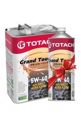 TOTACHI Grand Touring 5W40, акция 4+1л